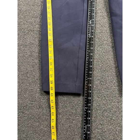 Rebel Wilson Angels Pants Womens Size 34 Navy Blue Side Zip Trim Ankle Trousers - Picture 8 of 8